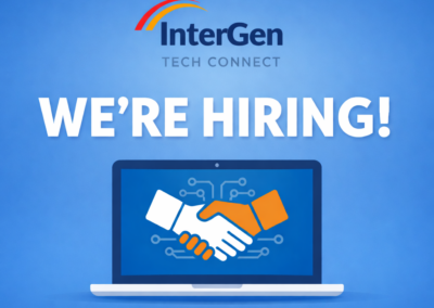 WE’RE HIRING: InterGen Tech Connect Project Coordinator (Contract, Part-Time)